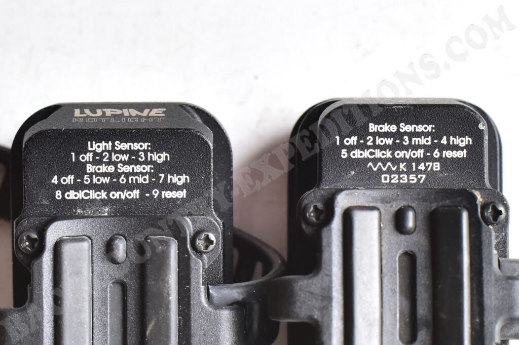 Lupine Rotlicht vs. Rotlicht MAX
