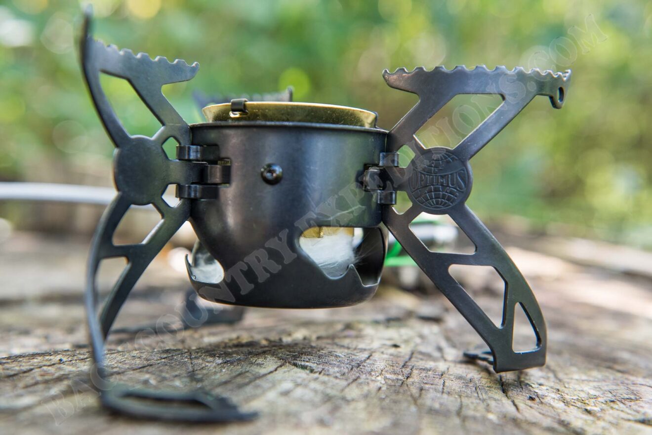 Optimus Polaris Herd Camping Wandercamp Faltbares Leichtes Gewicht 0 4 L Kraftstoffflasche
