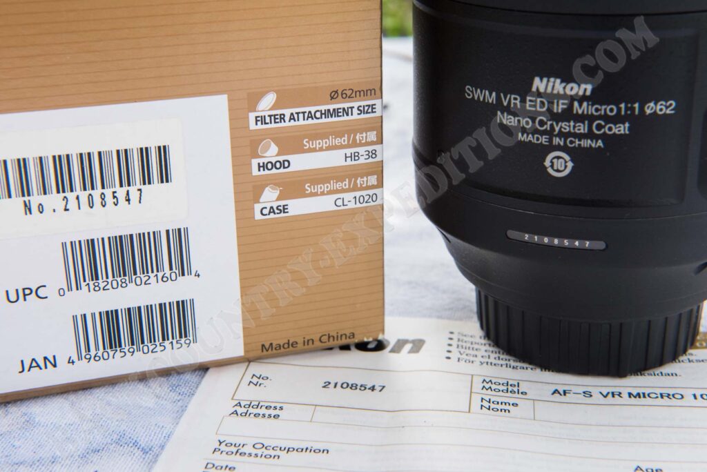 AF-S Micro Nikkor 105mm 2.8G ED VR