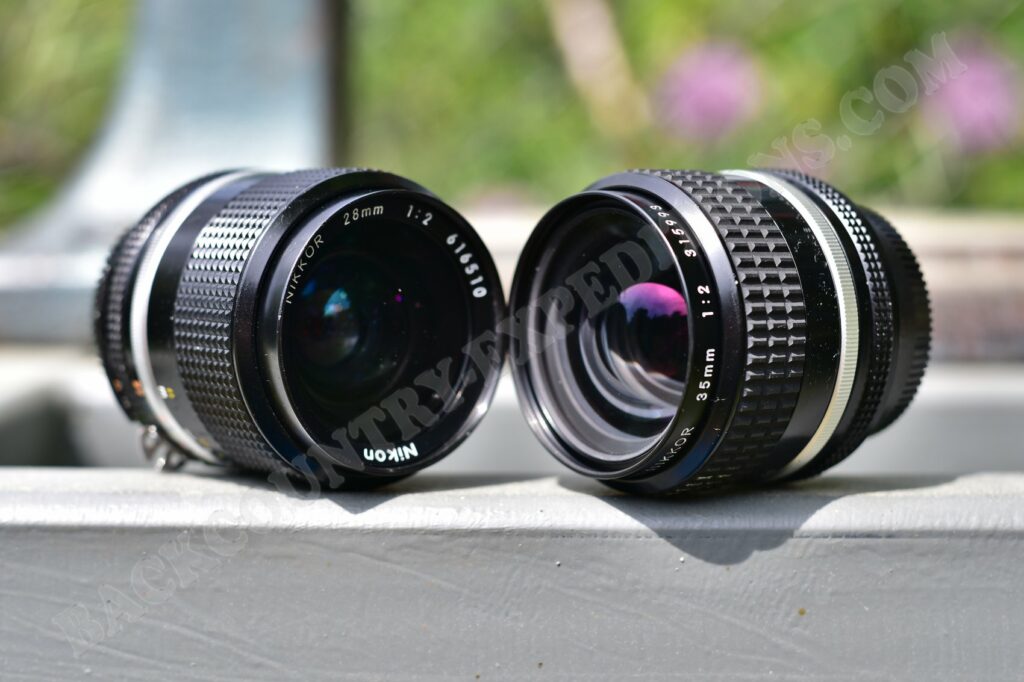Nikon Ai-S Nikkor 28mm vs. 35mm