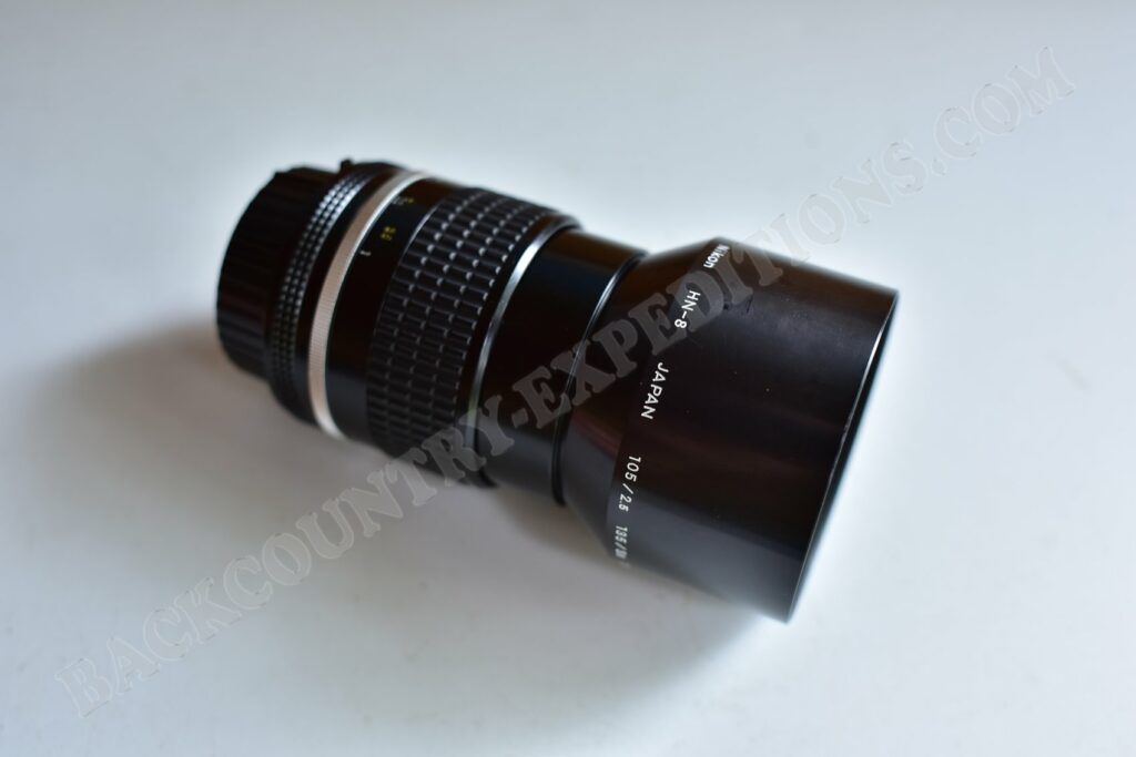 Nikkor 105mm f2.5 + Nikon HN-8