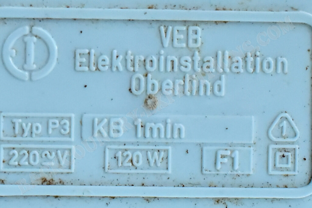 VEB Elektroinstallation Oberlind